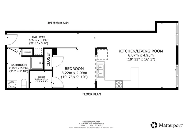 $1,250 | 206 North Main Street, Unit 124, Bryan, TX 77803
