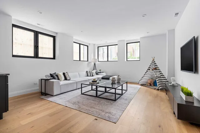 a outdoor space with furniture