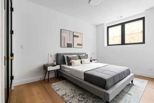 a view of a couch in the back yard