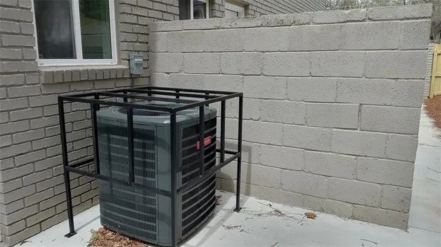 a view of a door of the house