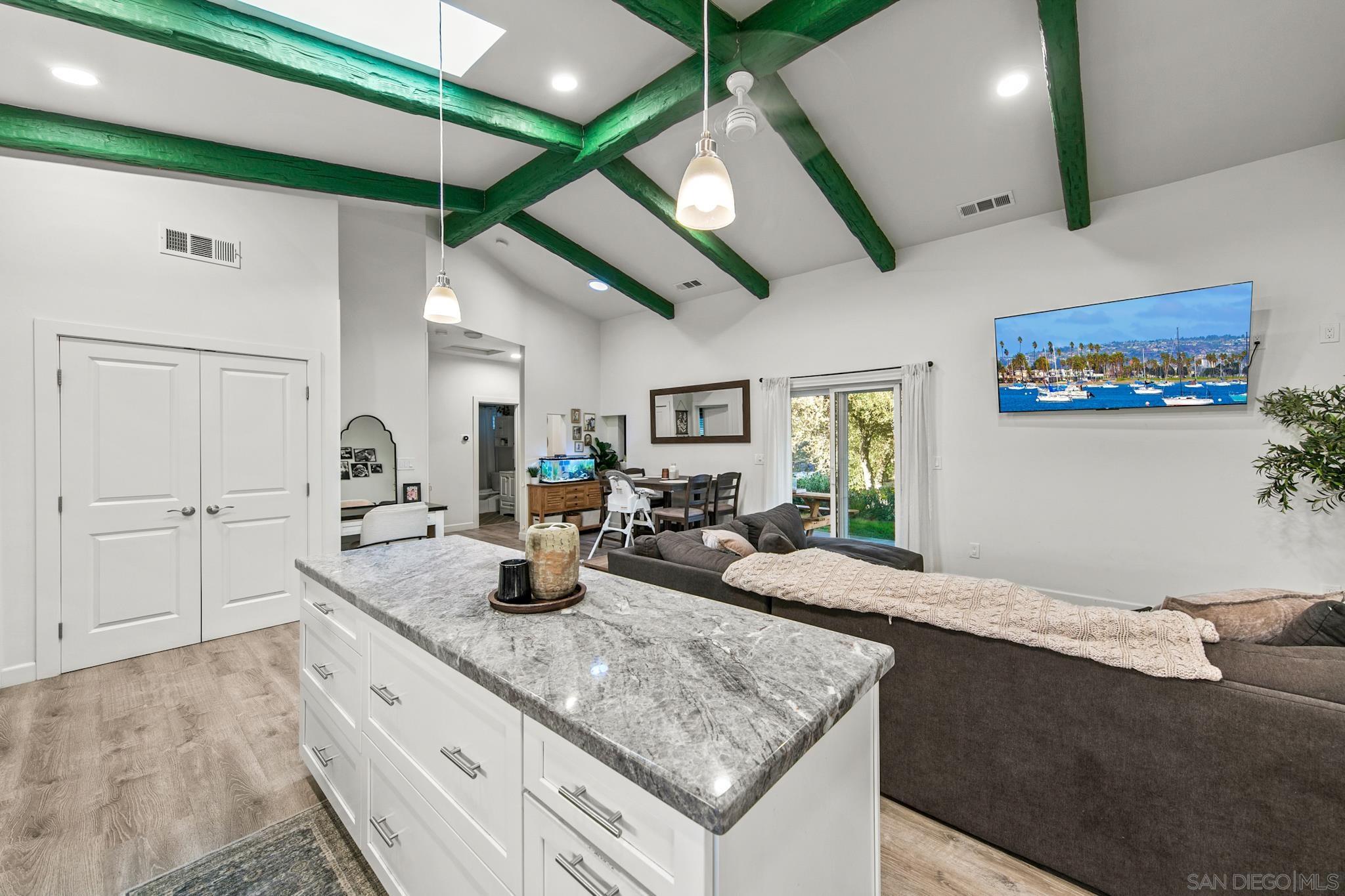 580 South Grade Road Alpine, CA 91901 - Photo 47 of 53 a kitchen with sink and view of living room