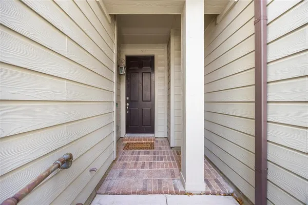 a view of front door