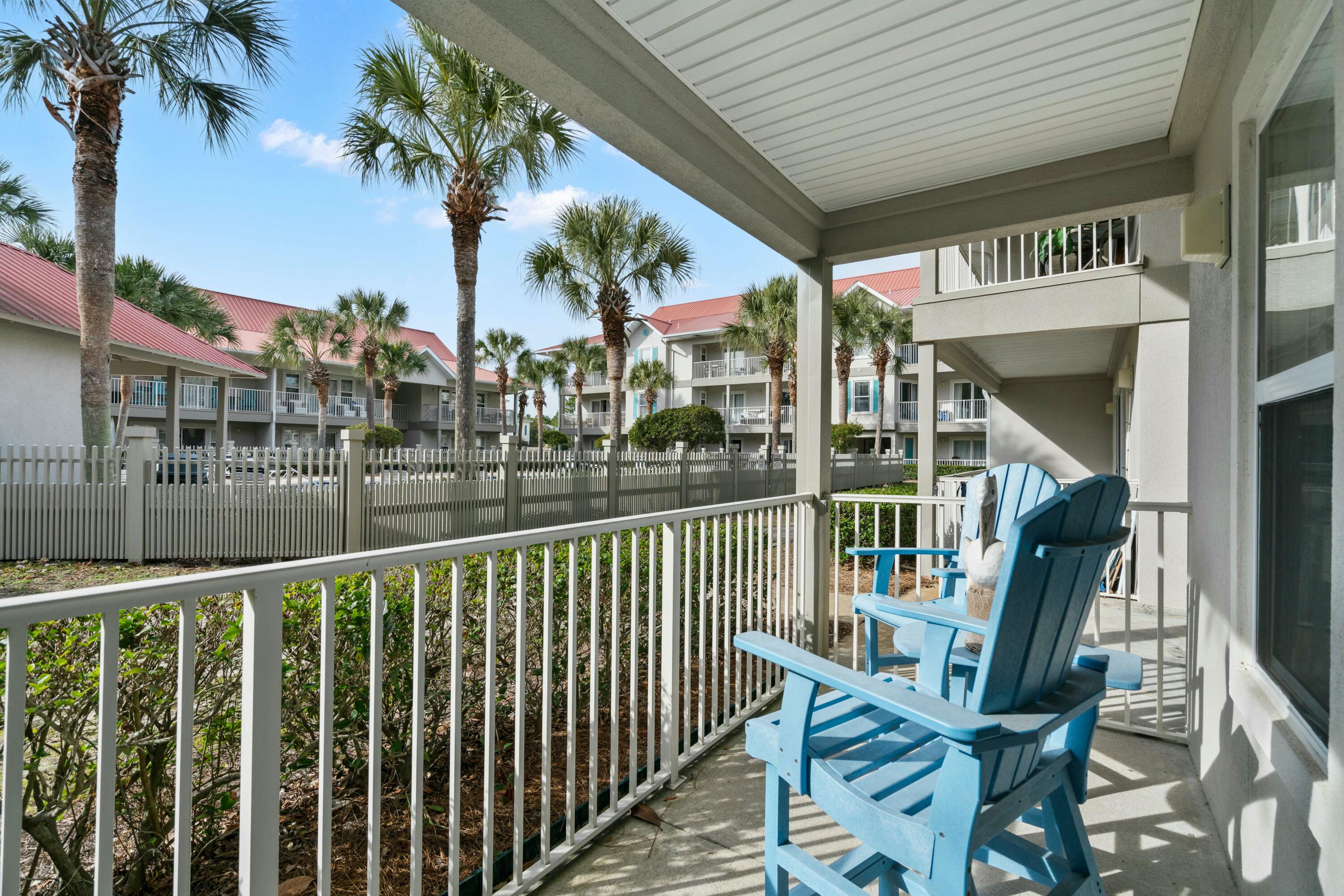 82 Sugar Sand Lane, Unit C1 Santa Rosa Beach, FL 32459 - Photo 14 of 29 a view of balcony with furniture