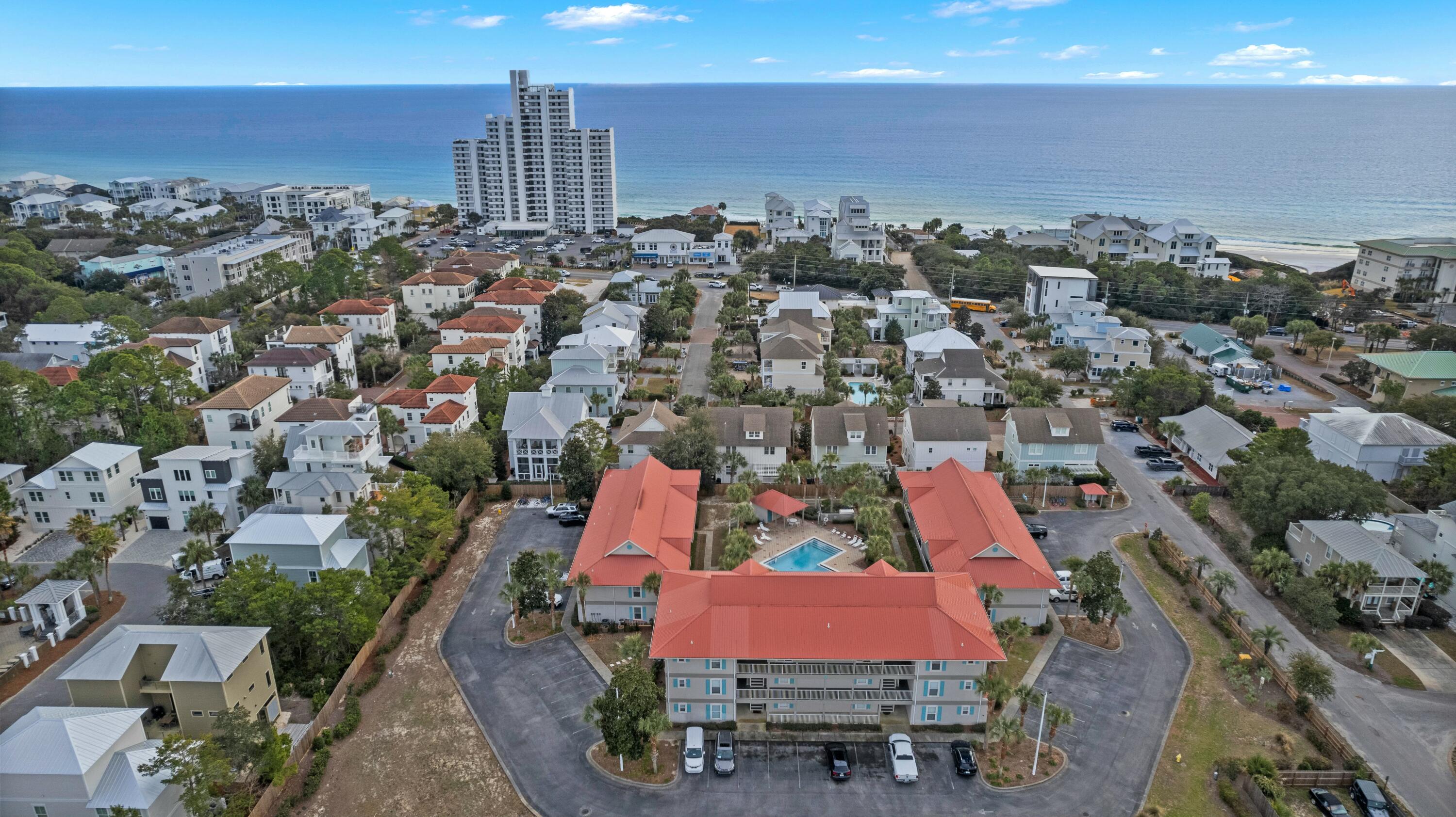 82 Sugar Sand Lane, Unit C1 Santa Rosa Beach, FL 32459 - Photo 24 of 29 an aerial view of a houses with a terrace