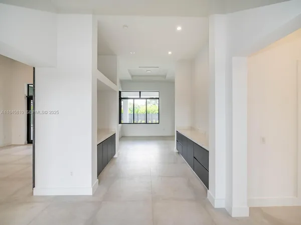 a room with storage and utility