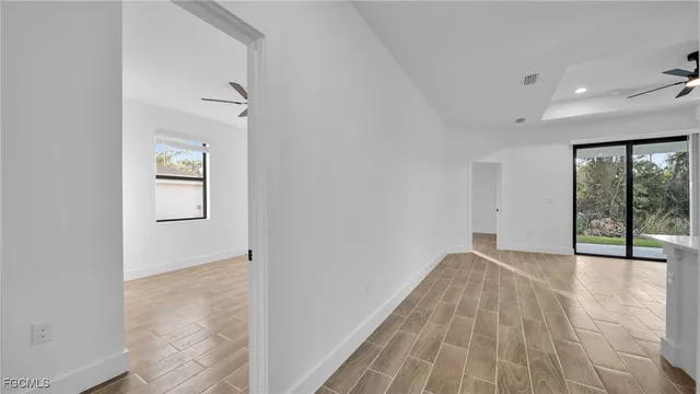 wooden floor in a room