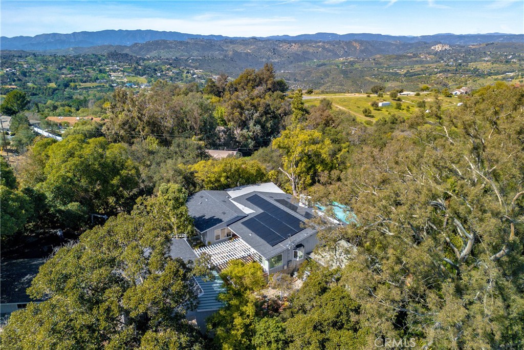 1175 Riverview Drive Fallbrook, CA 92028 - Photo 55 of 57 an aerial view of residential house with outdoor space