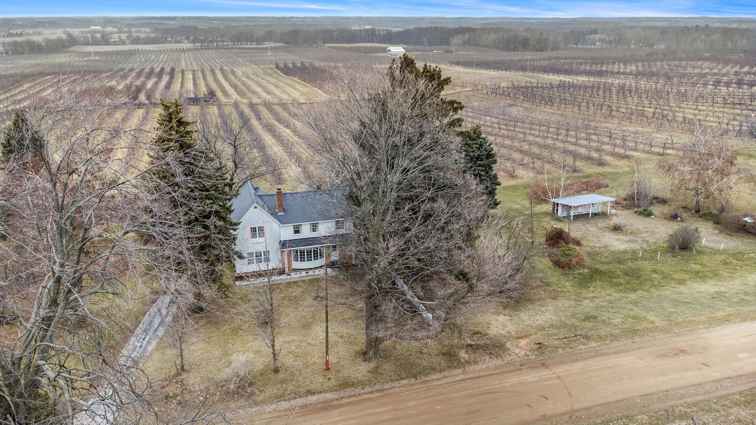 16340 White Road Bailey, MI 49303 - Photo 2 of 30 White rd Drone-2