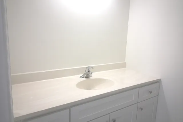 a close up of a bathtub