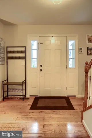 a view of a door front of a house