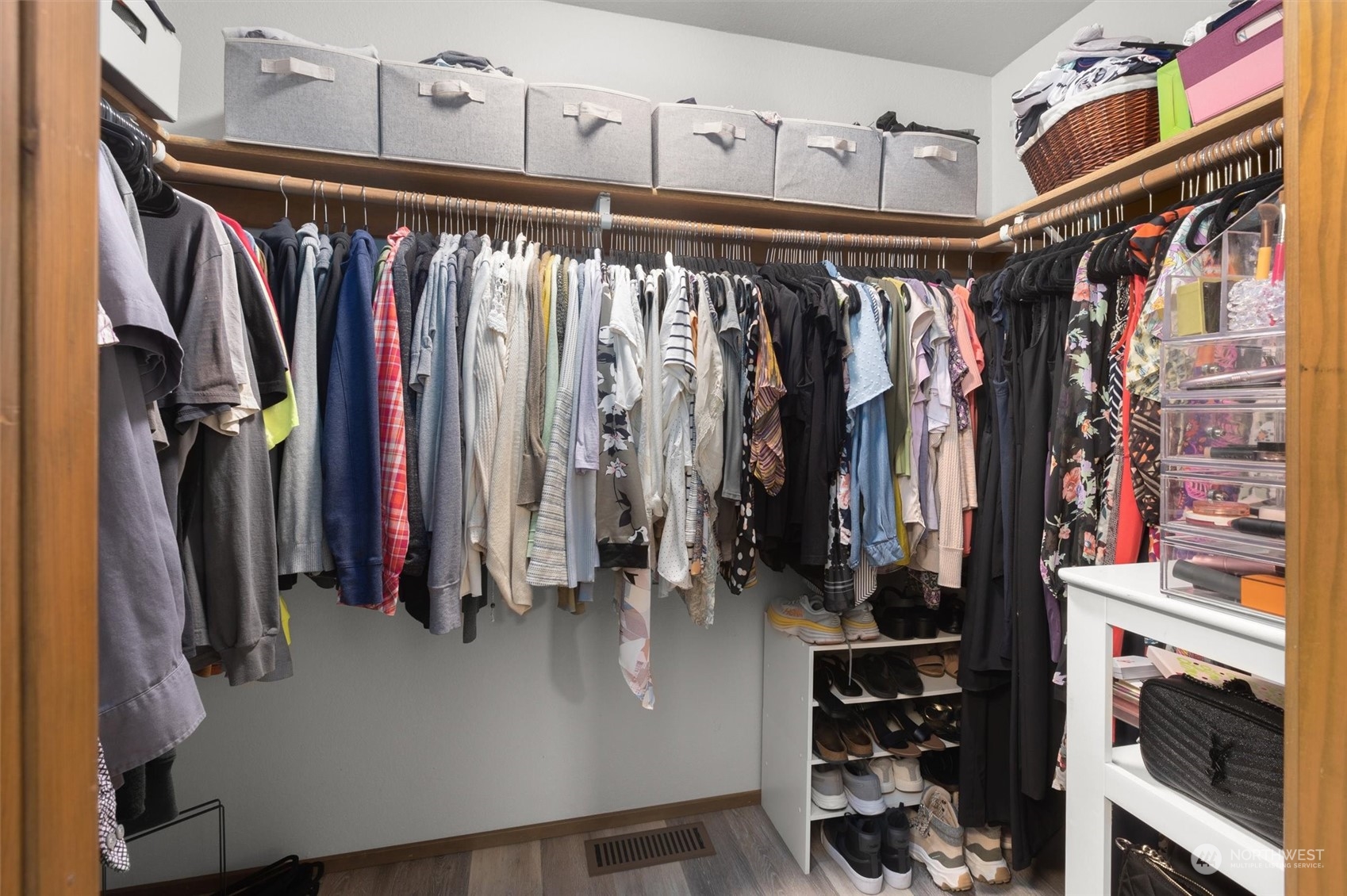 11 170th Place Southeast Bothell, WA 98012 - Photo 22 of 29 a view of walk in closet with clothes and shoes