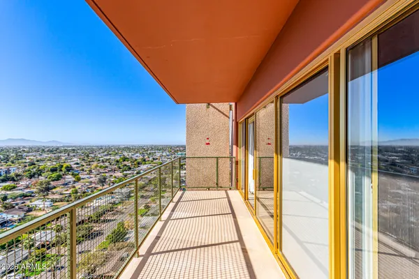 a view of balcony