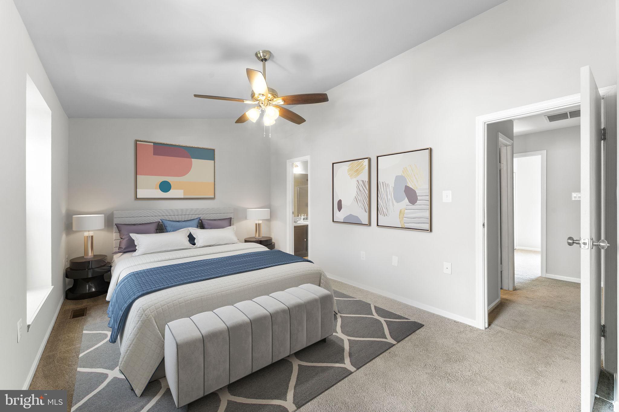 7359 Rokeby Drive Manassas, VA 20109 - Photo 24 of 44 Primary Bedroom w/vaulted ceiling