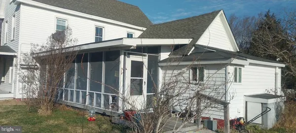a backyard of a house