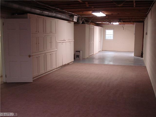 1045 Chester Road Winston-Salem, NC 27104 - Photo 12 of 14 Storage. Heated and cooled portion of unfinished basement. Excellent storage