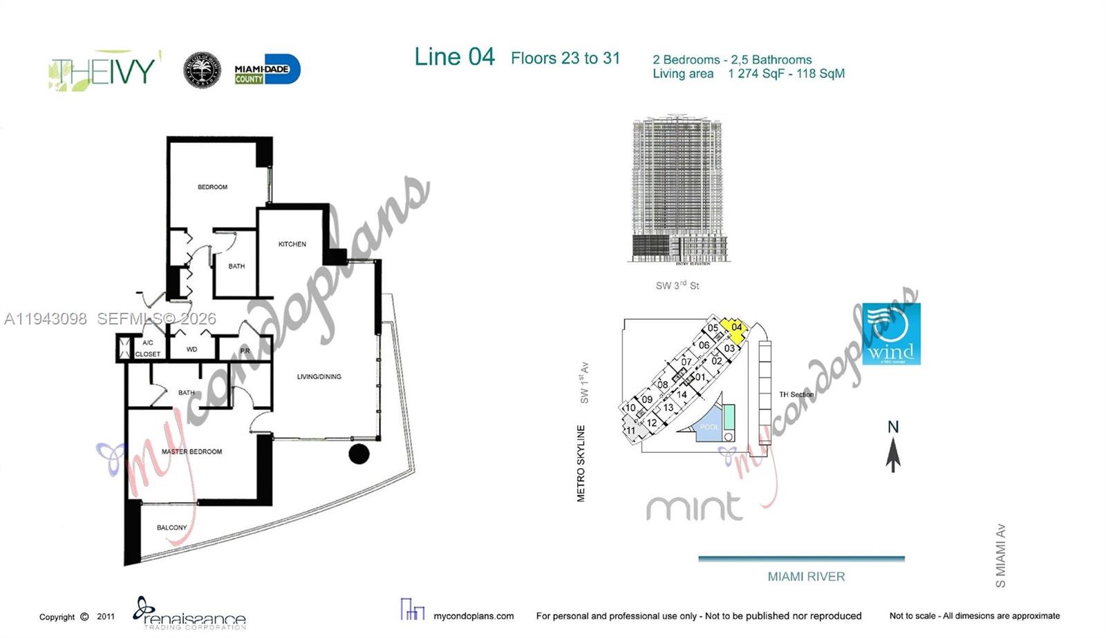90 Southwest 3rd Street, Unit 2604 Miami, FL 33130 - Photo 59 of 59