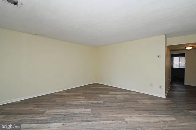wooden floor in a room