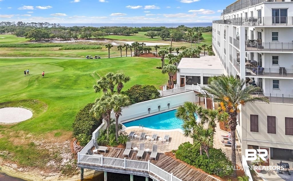815 Plantation Road, Unit 301 Gulf Shores, AL 36542 - Photo 28 of 29 Birds eye view of property featuring golf course view