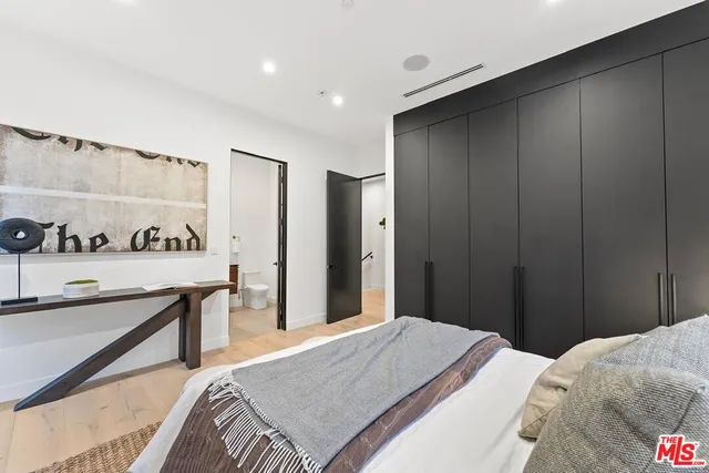 a kitchen with stainless steel appliances lots of counter top space