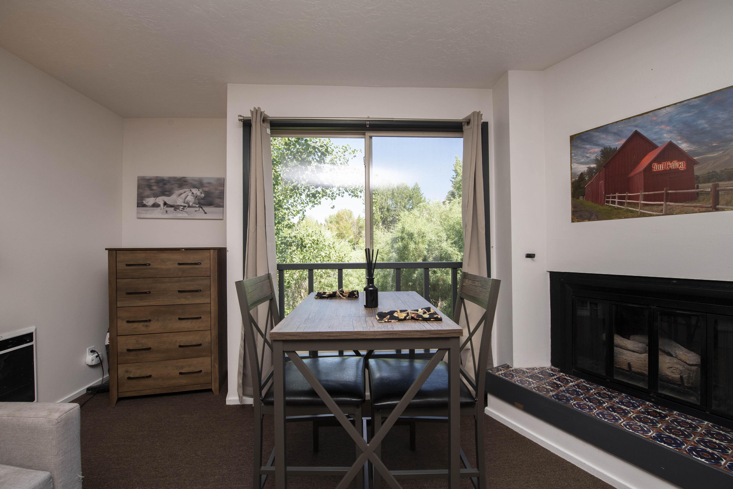 Dining area w/ views