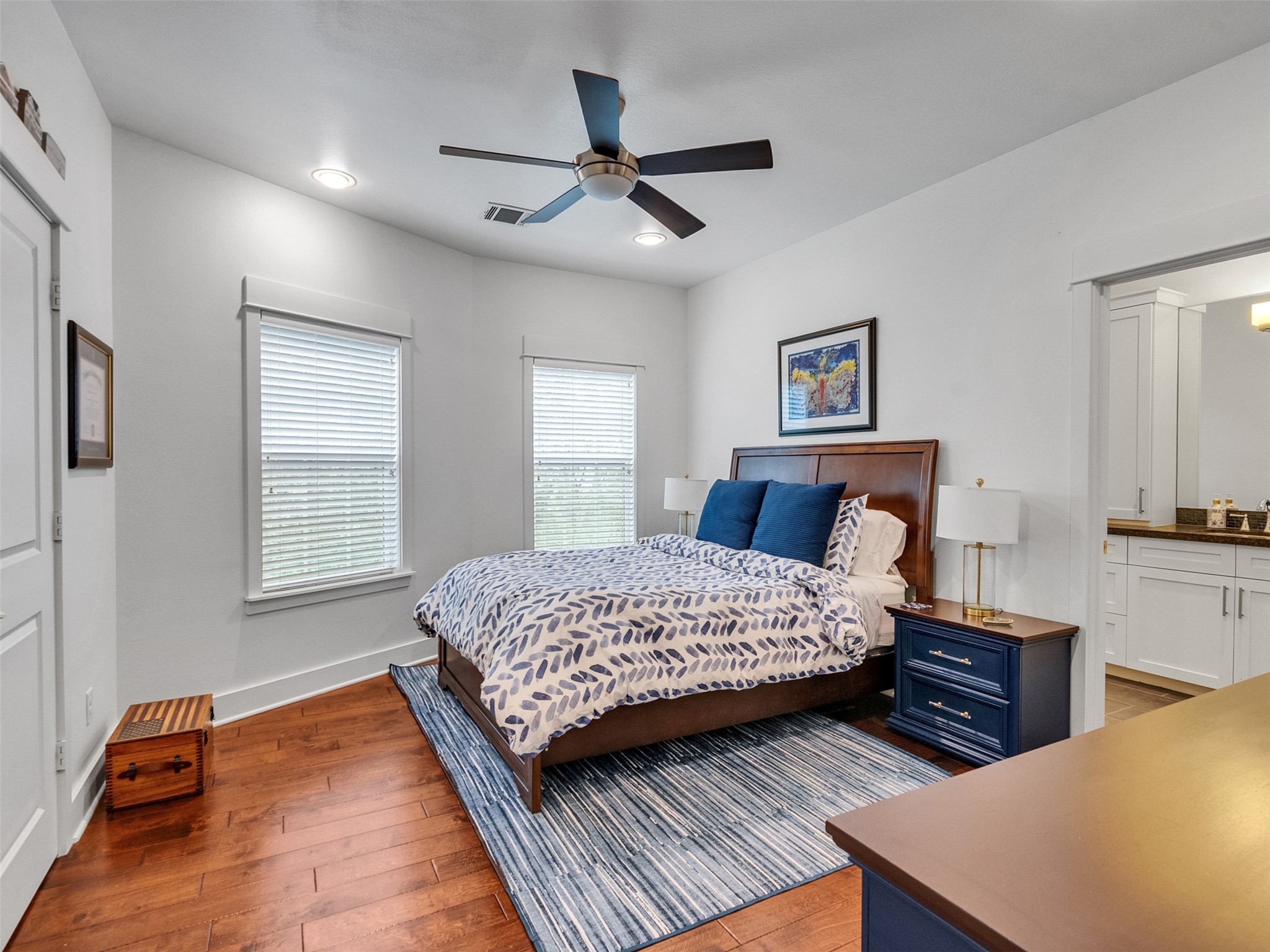 8202 Burkhart Road Houston, TX 77055 - Photo 13 of 29 One of the secondary bedrooms upstairs