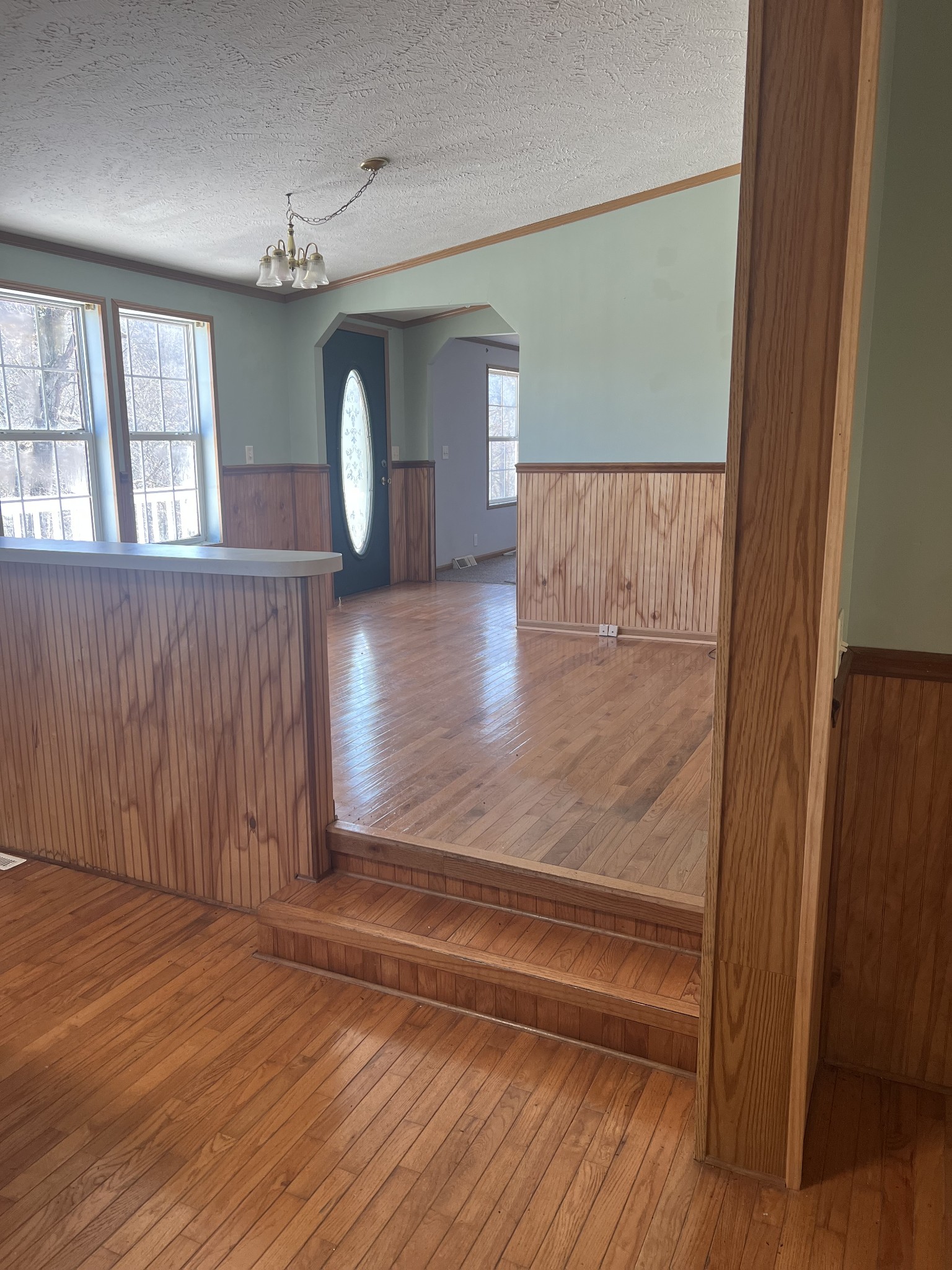 697 Club Springs Road Buffalo Valley, TN 38548 - Photo 12 of 29 a view of a livingroom with wooden floor and a large window