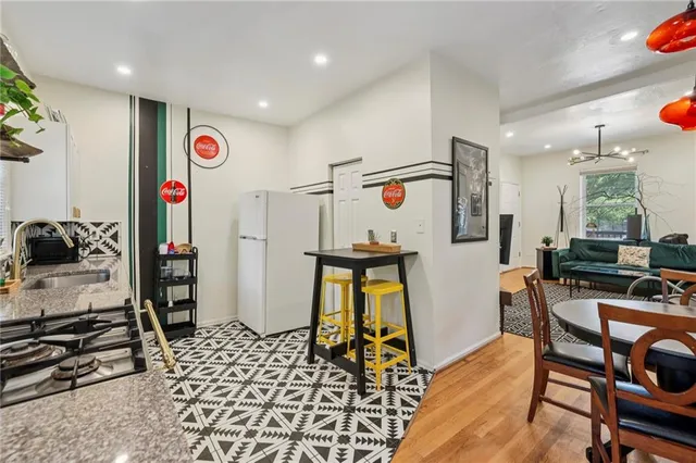 a room with musical instruments