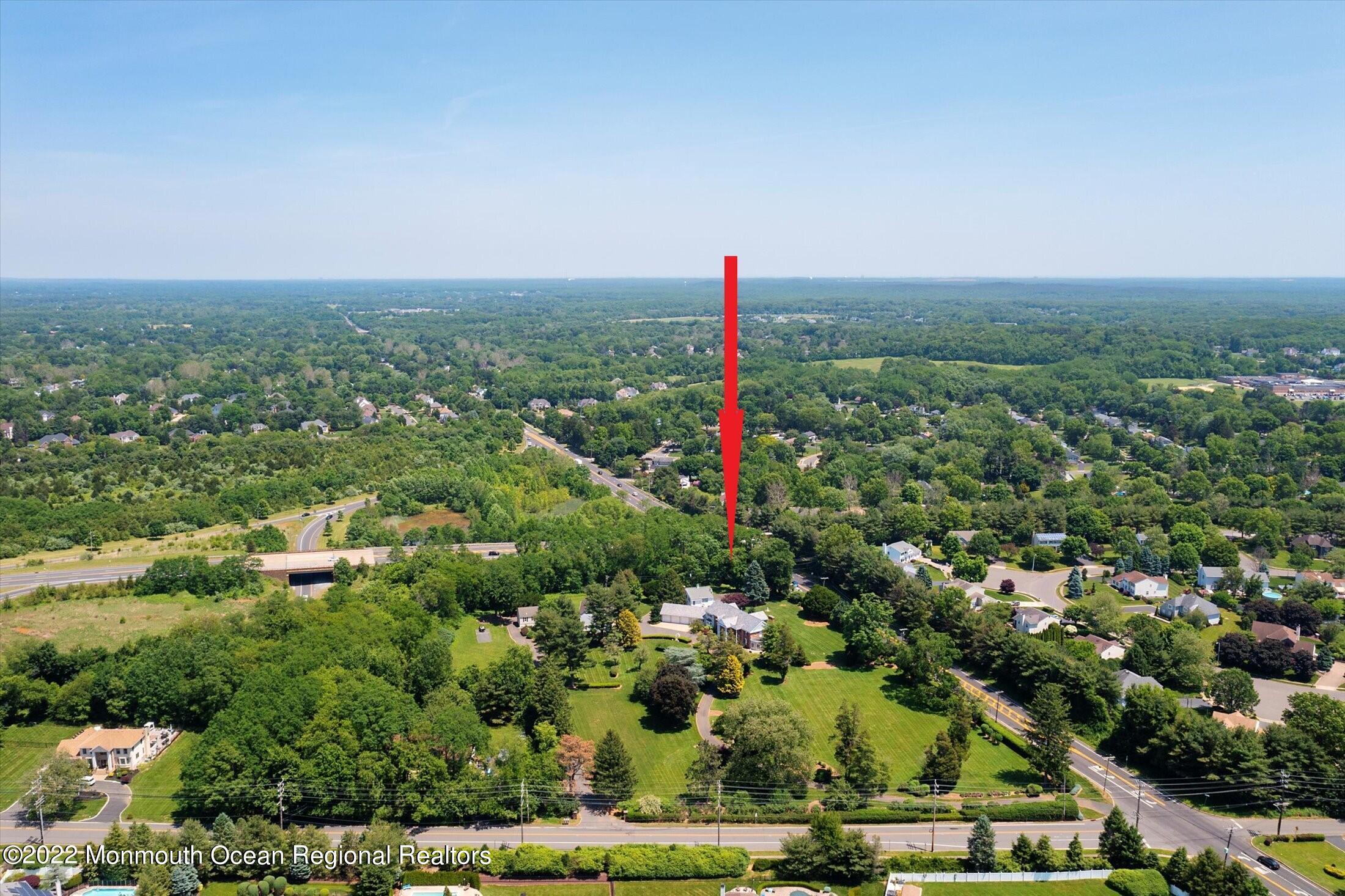 353 East Freehold Road, Unit 353355 Freehold, NJ 07728 - Photo 9 of 87 07-Aerial of property