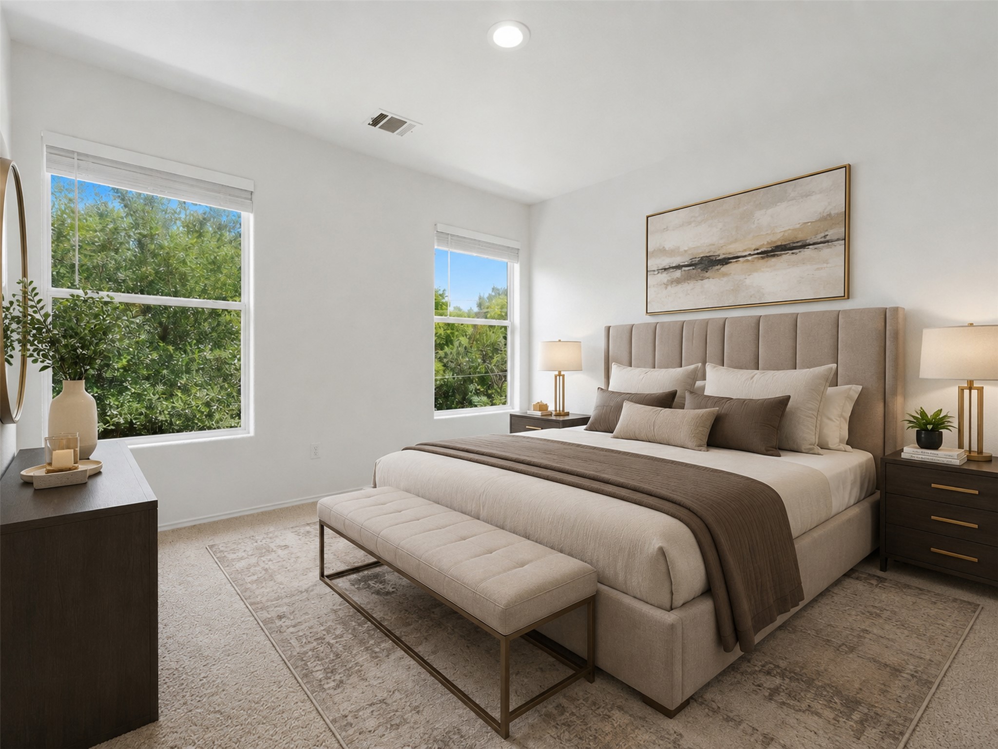 15207 Natural Spring Way Austin, TX 78728 - Photo 28 of 40 Virtually staged guest room.