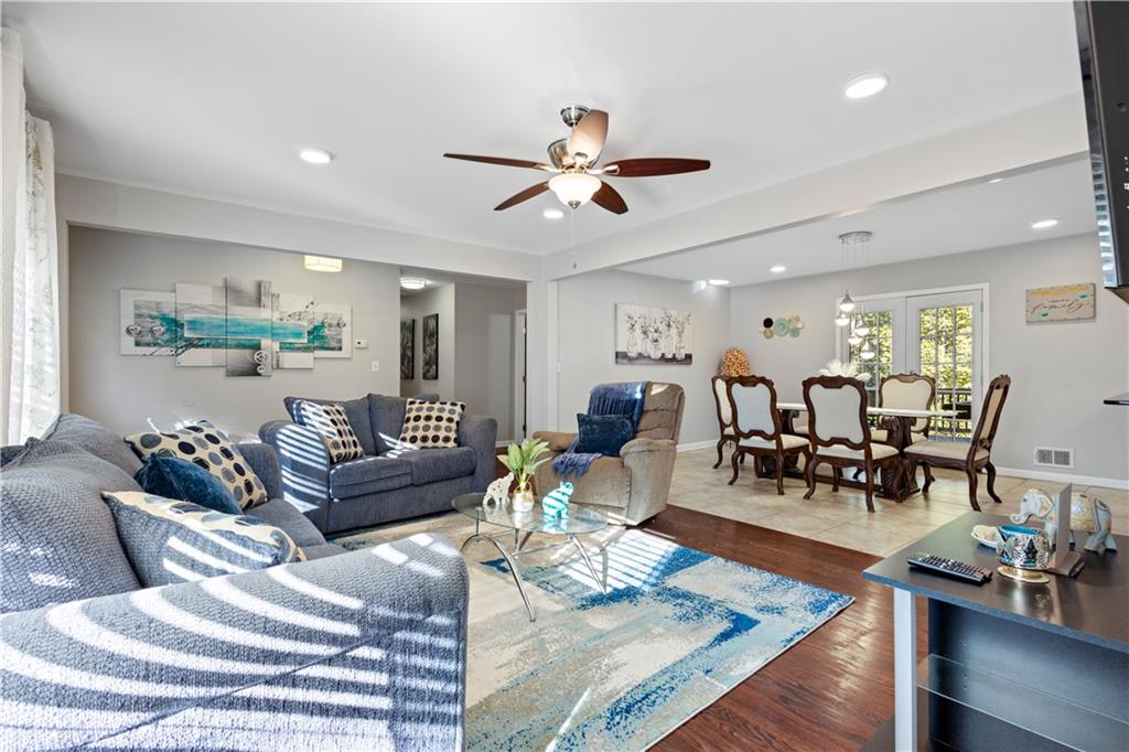 154 Dollar Mill Road Southwest Atlanta, GA 30331 - Photo 6 of 42 a living room with furniture and wooden floor