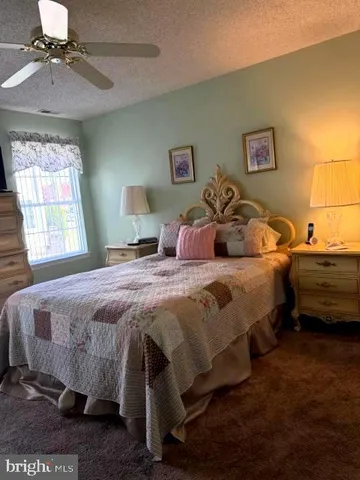 a bedroom with bed and window