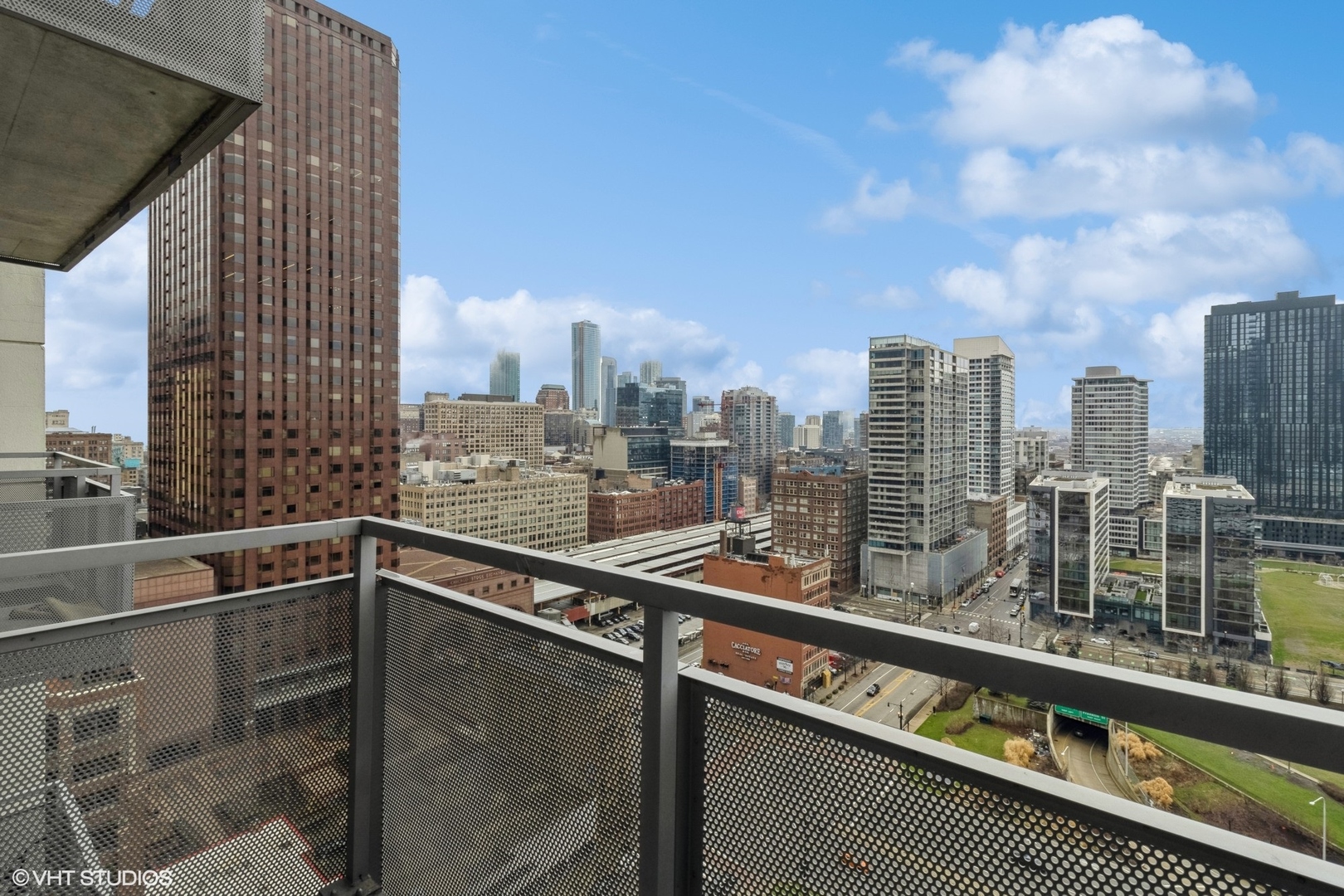 235 West Van Buren Street, Unit 2304 Chicago, IL 60607 - Photo 13 of 13 a view of city from a balcony