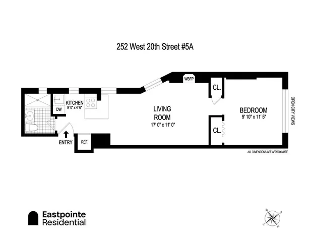 $650,000 | 252 West 20th Street, Unit 5A | Chelsea