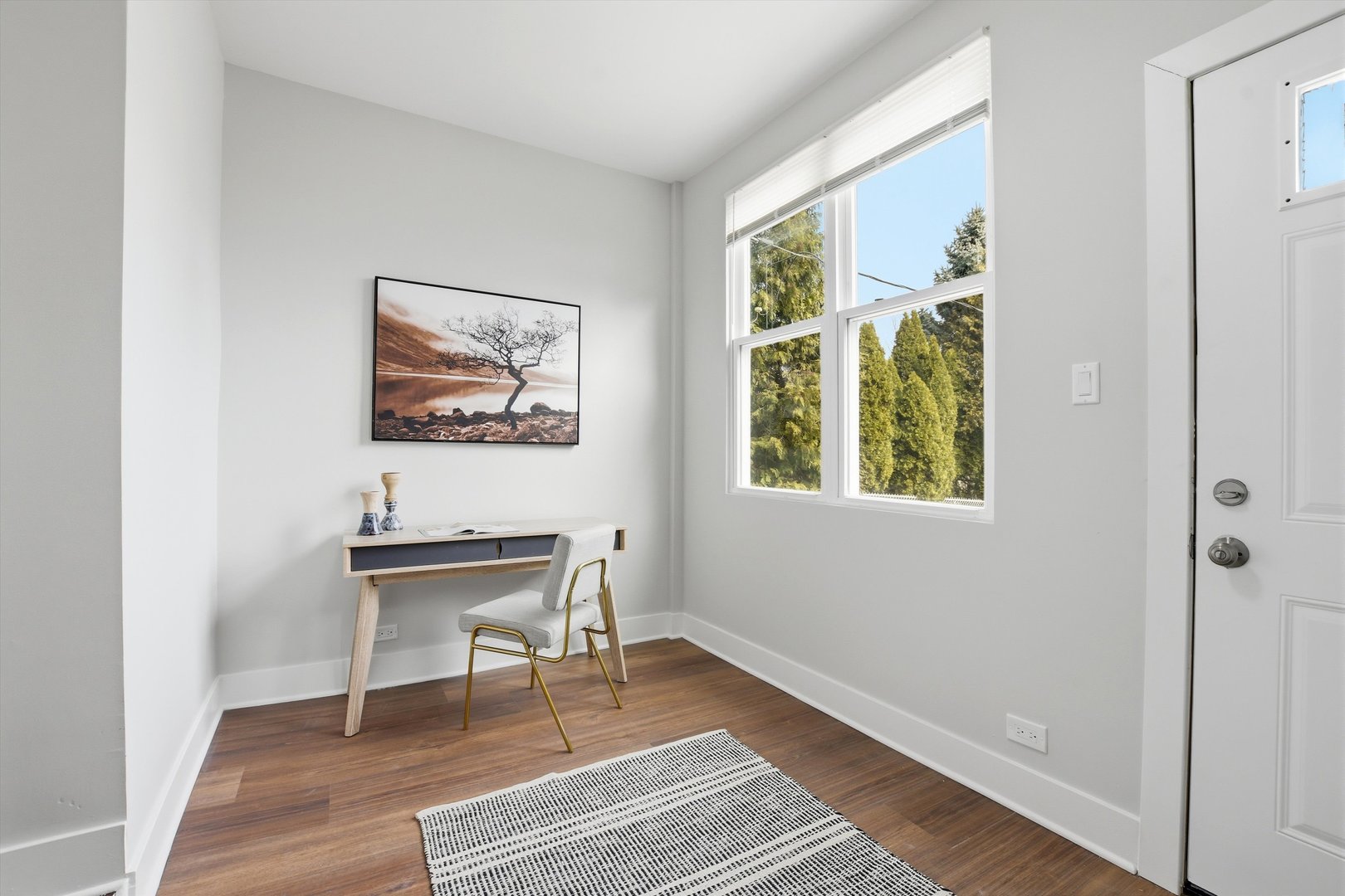 9953 South Prospect Avenue Chicago, IL 60643 - Photo 10 of 35 a view of a bedroom with furniture window and wooden floor