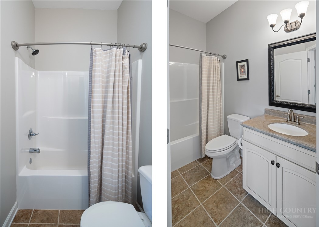 147 Riverside Park Court, Unit G2 Jefferson, NC 28640 - Photo 34 of 44 a bathroom with a sink toilet and shower