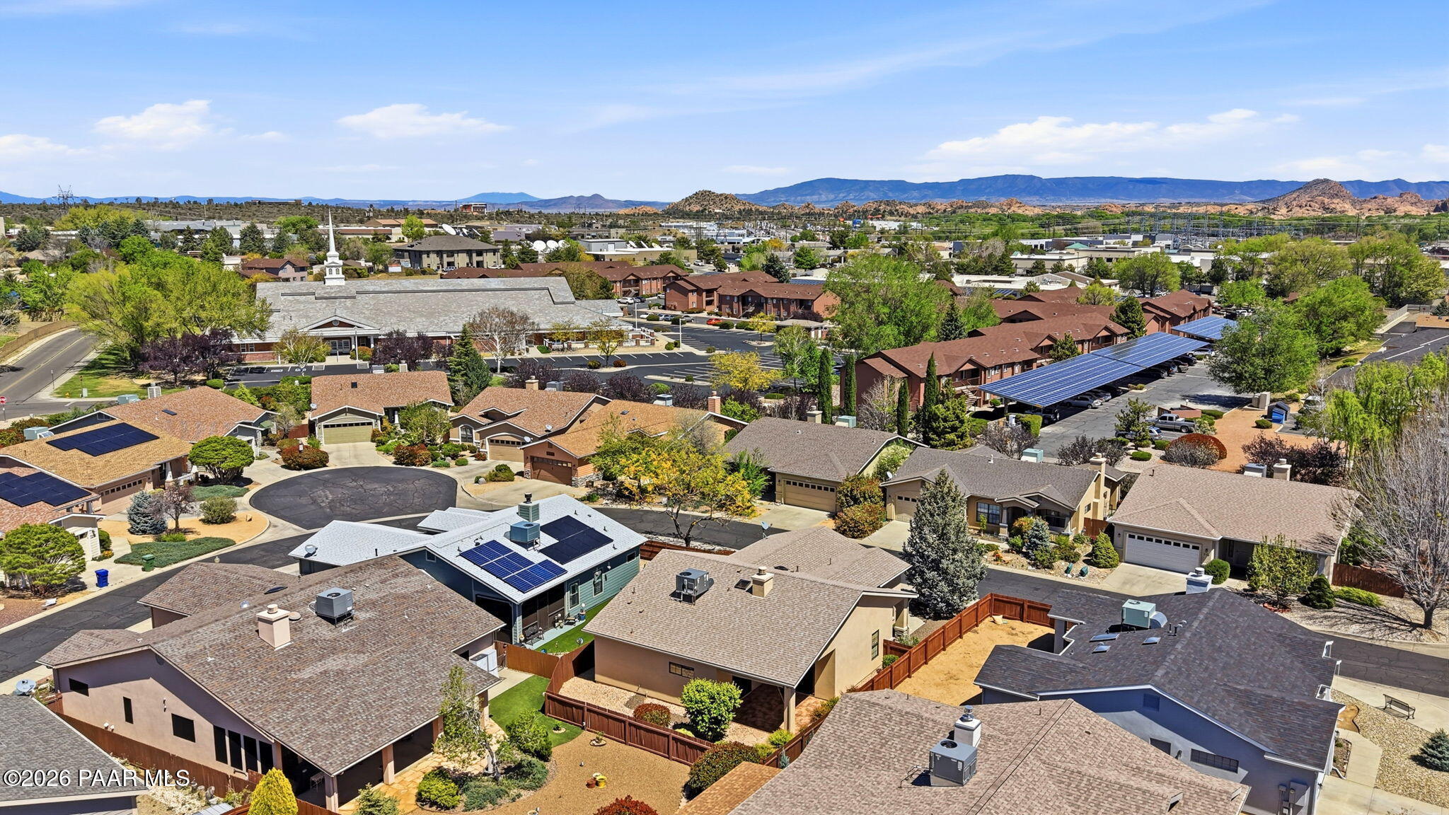 3198 Orchid Way Prescott, AZ 86305 - Photo 31 of 36 31-Aerial Back (2)