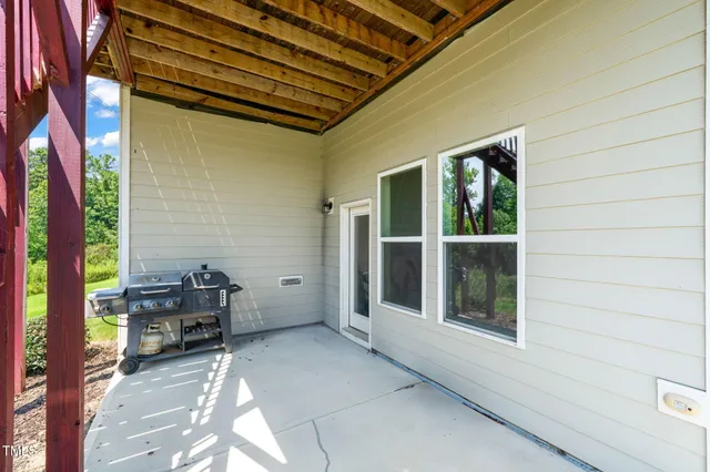a view of a park with slide