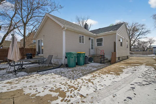 a view of a house with a patio