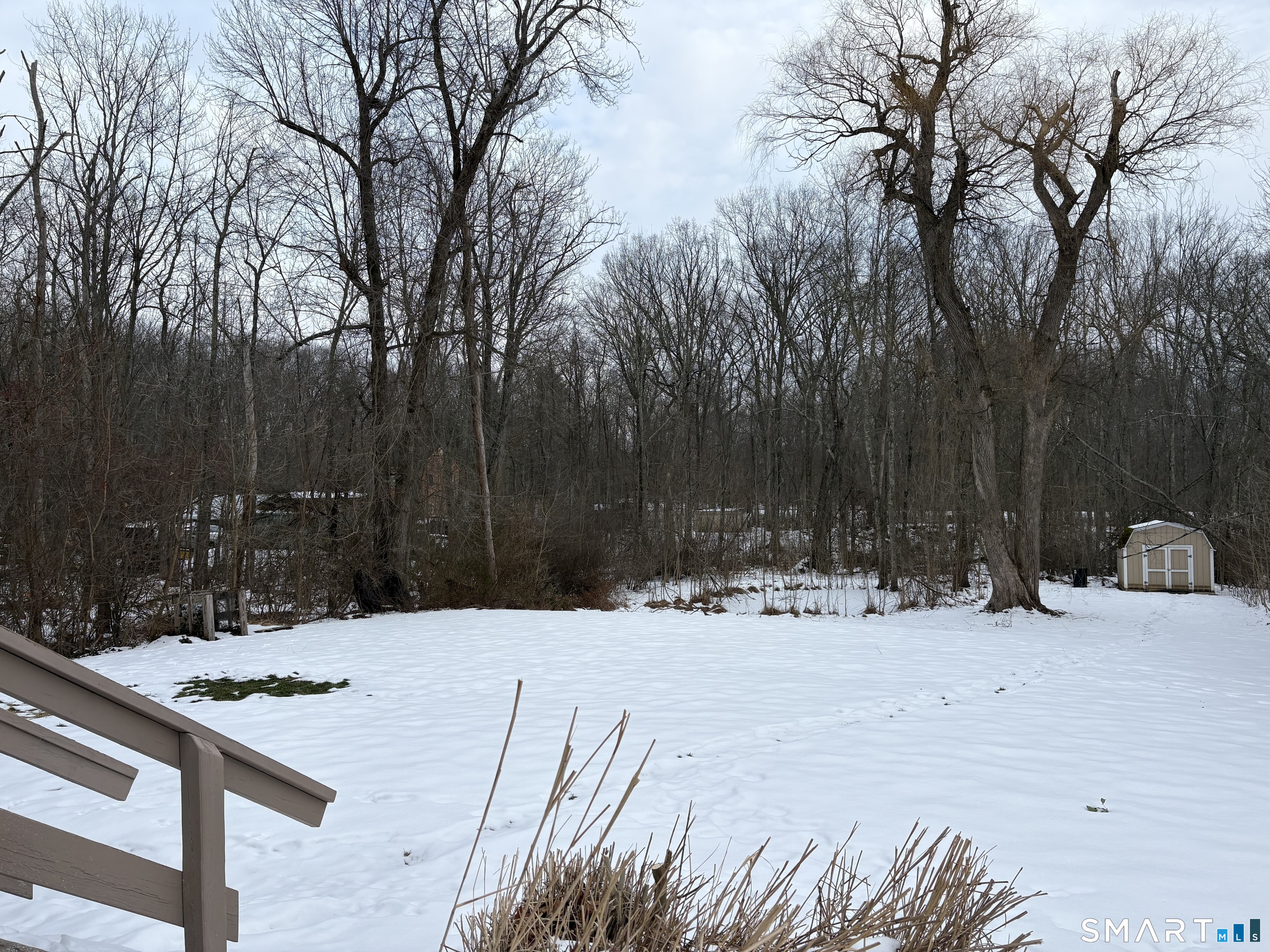100 North Airline Road Wallingford, CT 06492 - Photo 40 of 40 Trees provide shade and a haven for a variety of birds. A large shed provides excellent storage space for your yard care equipment.