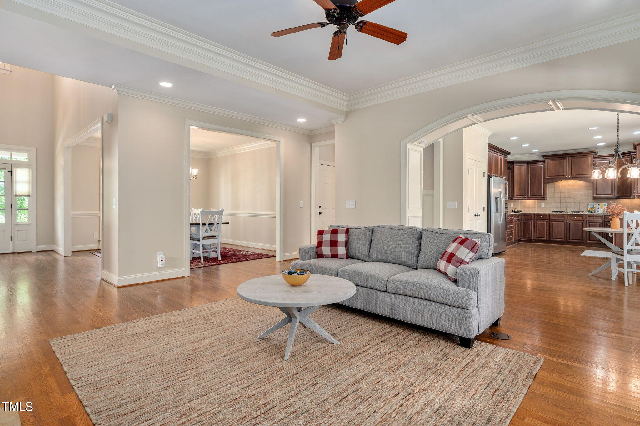 11519 Azari Court Raleigh, NC 27614 - Photo 13 of 55 a living room with furniture and a wooden floor