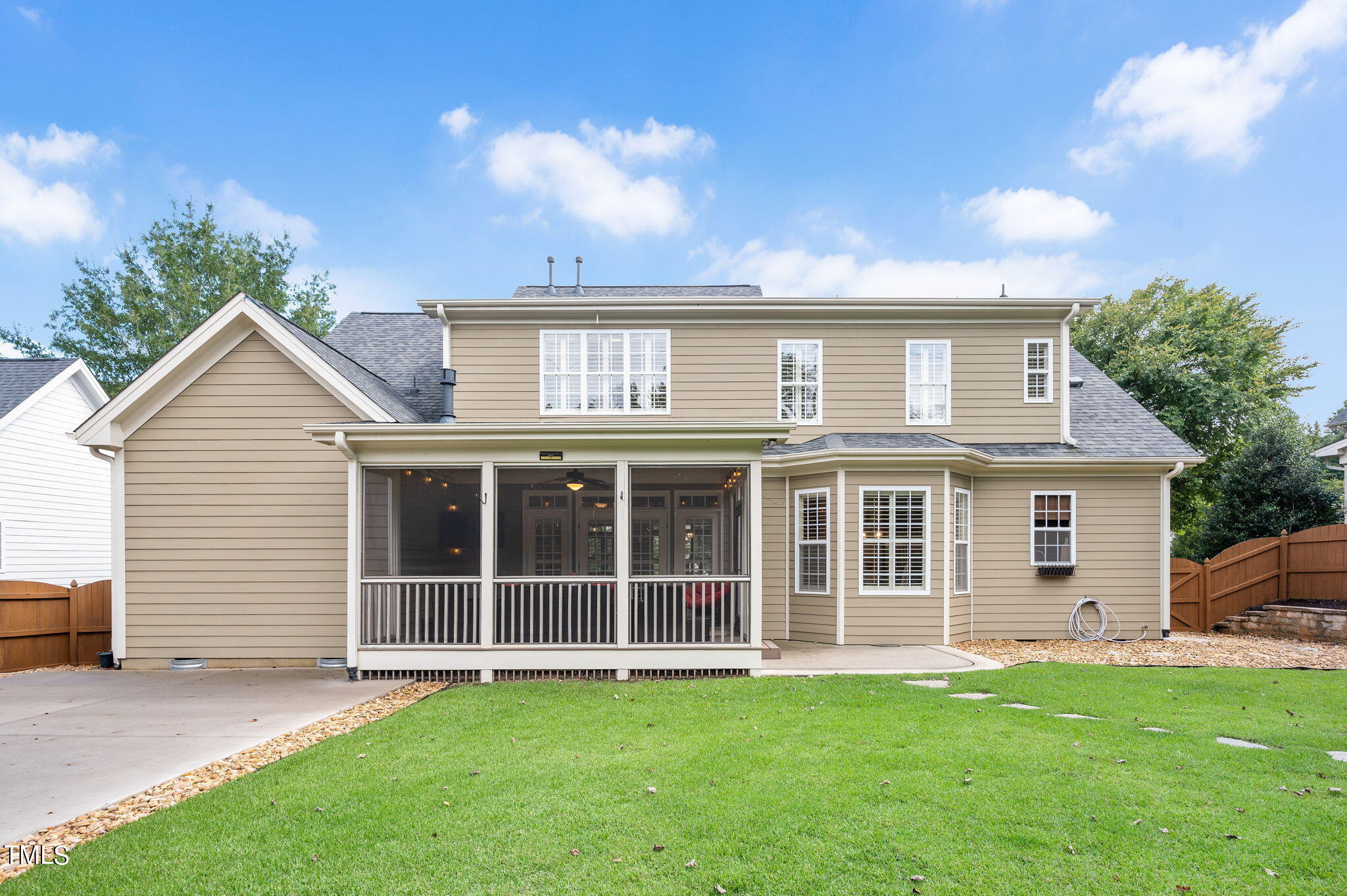 11519 Azari Court Raleigh, NC 27614 - Photo 48 of 55 a view of a house with a yard