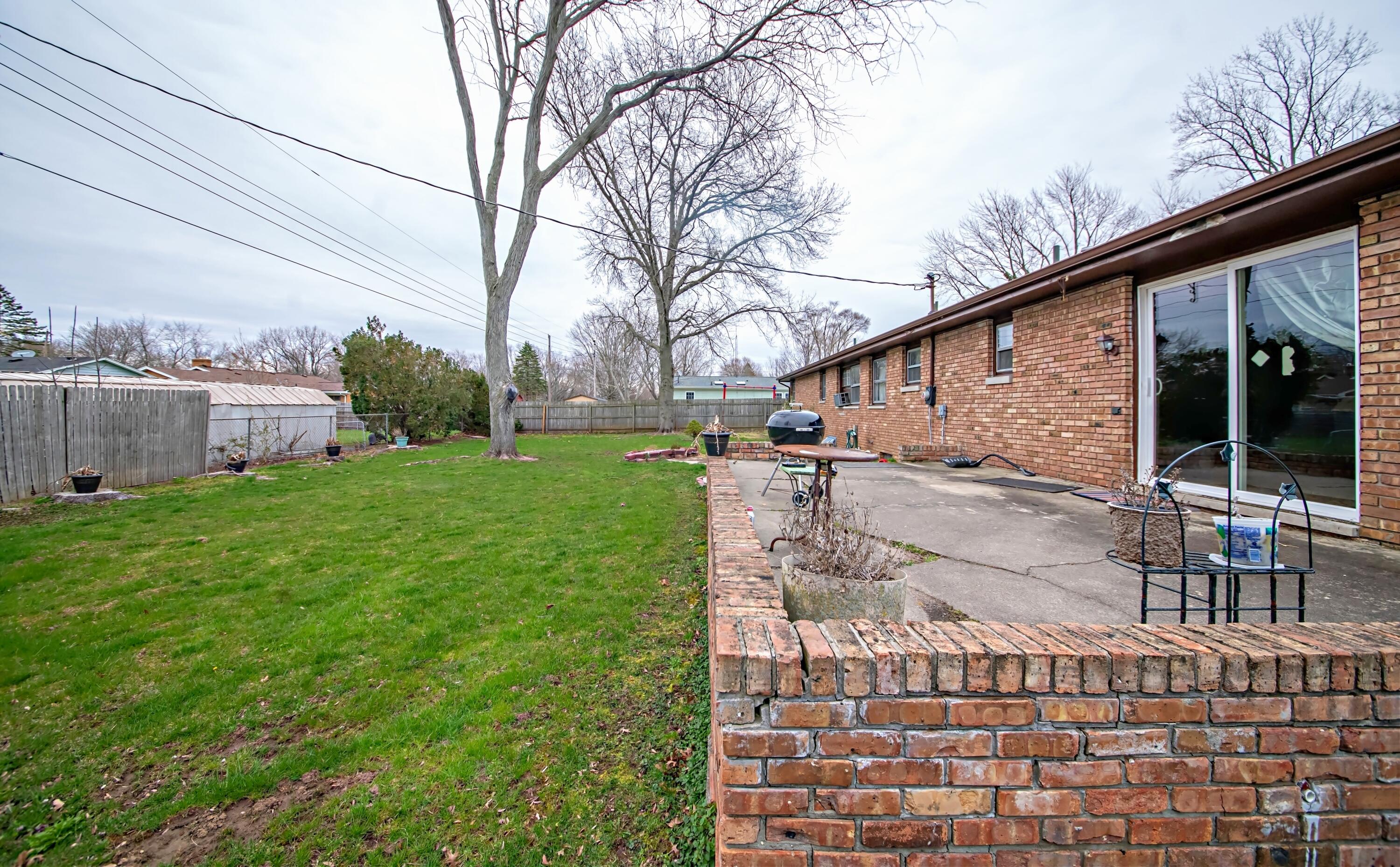 341 Brenda Road Benton Harbor, MI 49022 - Photo 33 of 37 Patio & Fenced in Yard