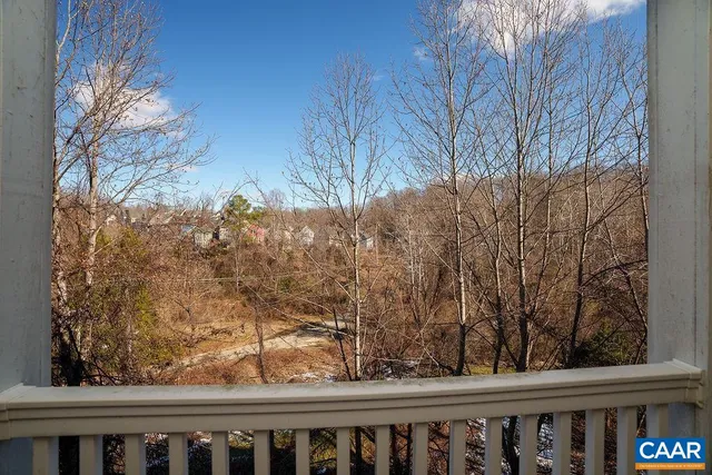 a view of a small yard