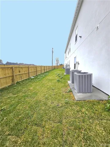 a view of an outdoor space and a yard