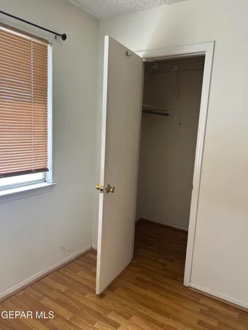 a view of a walk in closet