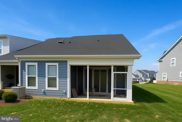 a view of a house with a garden