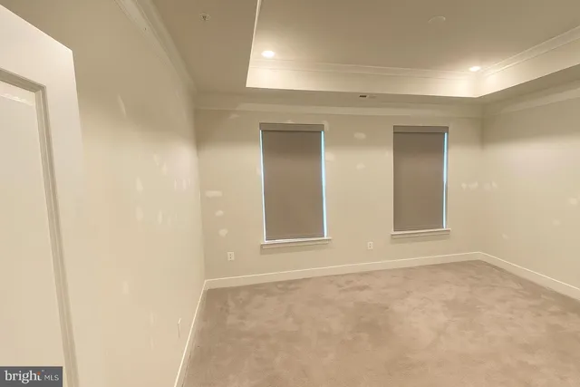 an empty room with window