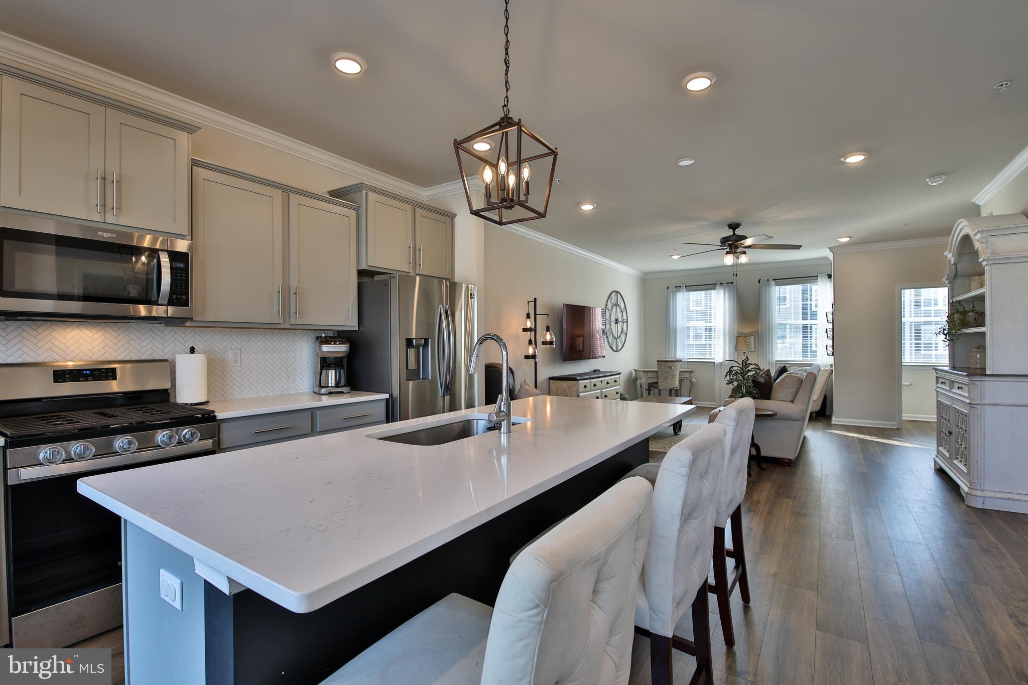 Beautiful kitchen and living area