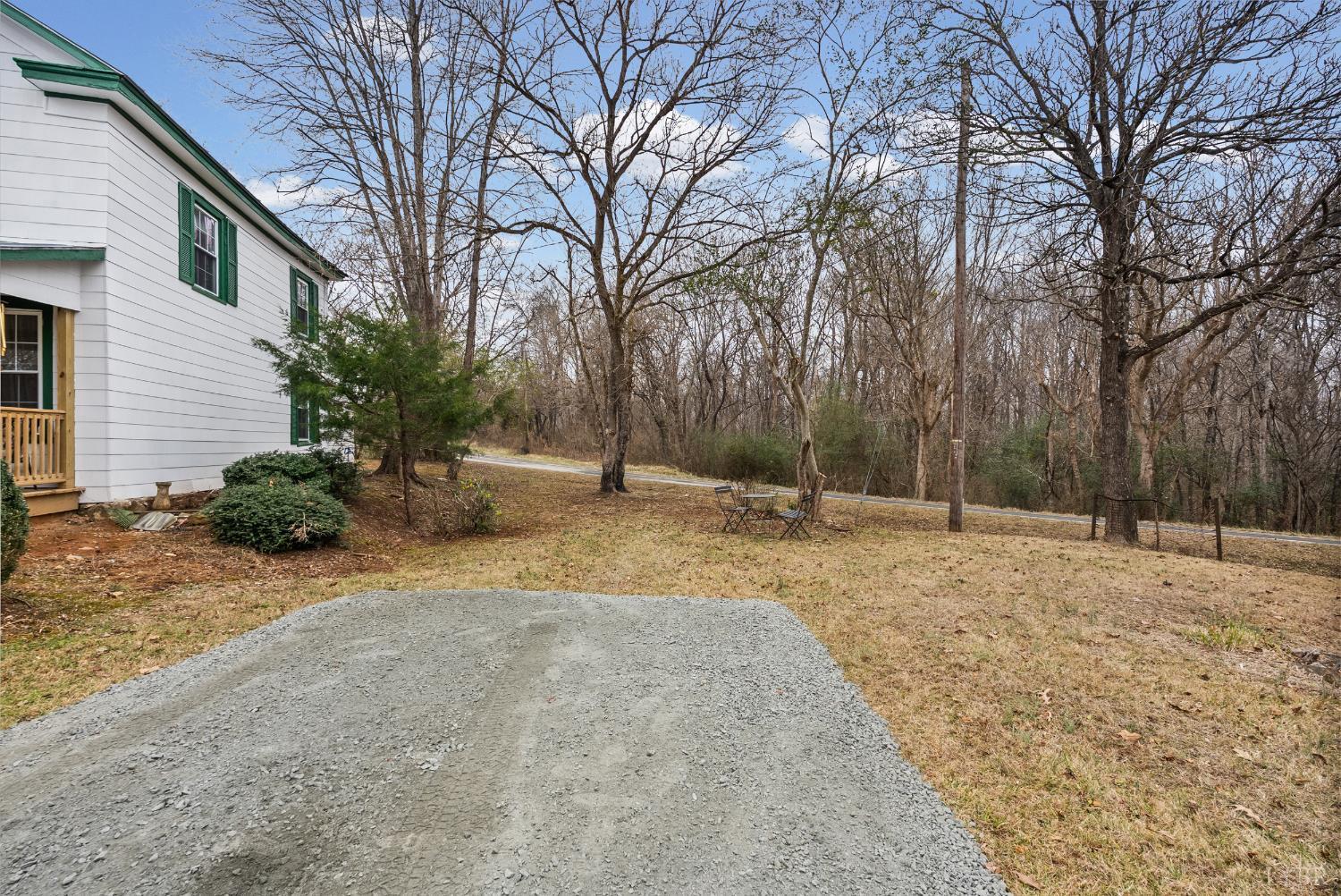 26 Braddock Lane Shipman, VA 22971 - Photo 23 of 37 a backyard of a house with large trees and outdoor space
