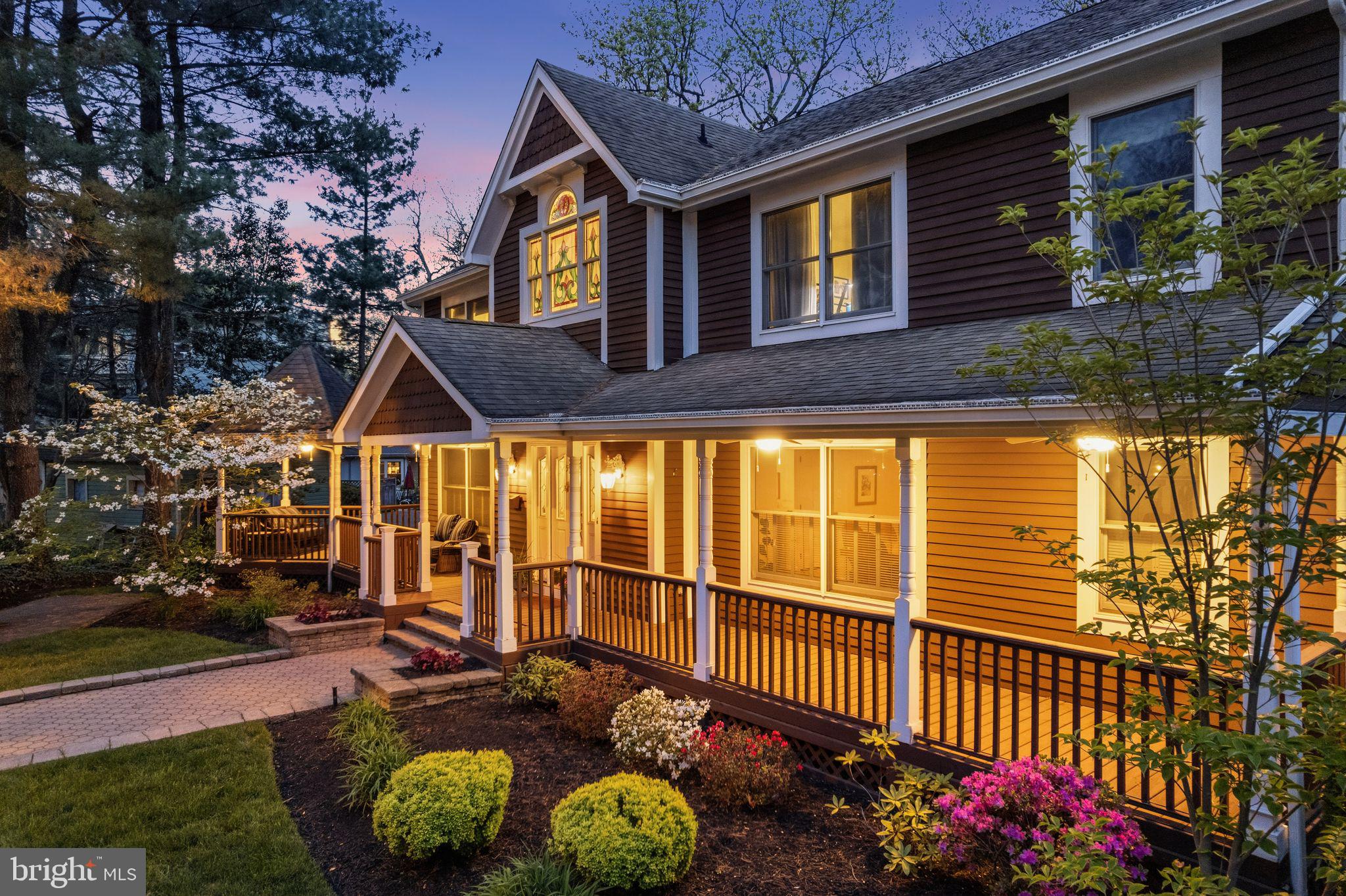 51 Chestnut Street Haddonfield, NJ 08033 - Photo 51 of 56 a front view of a house with a yard